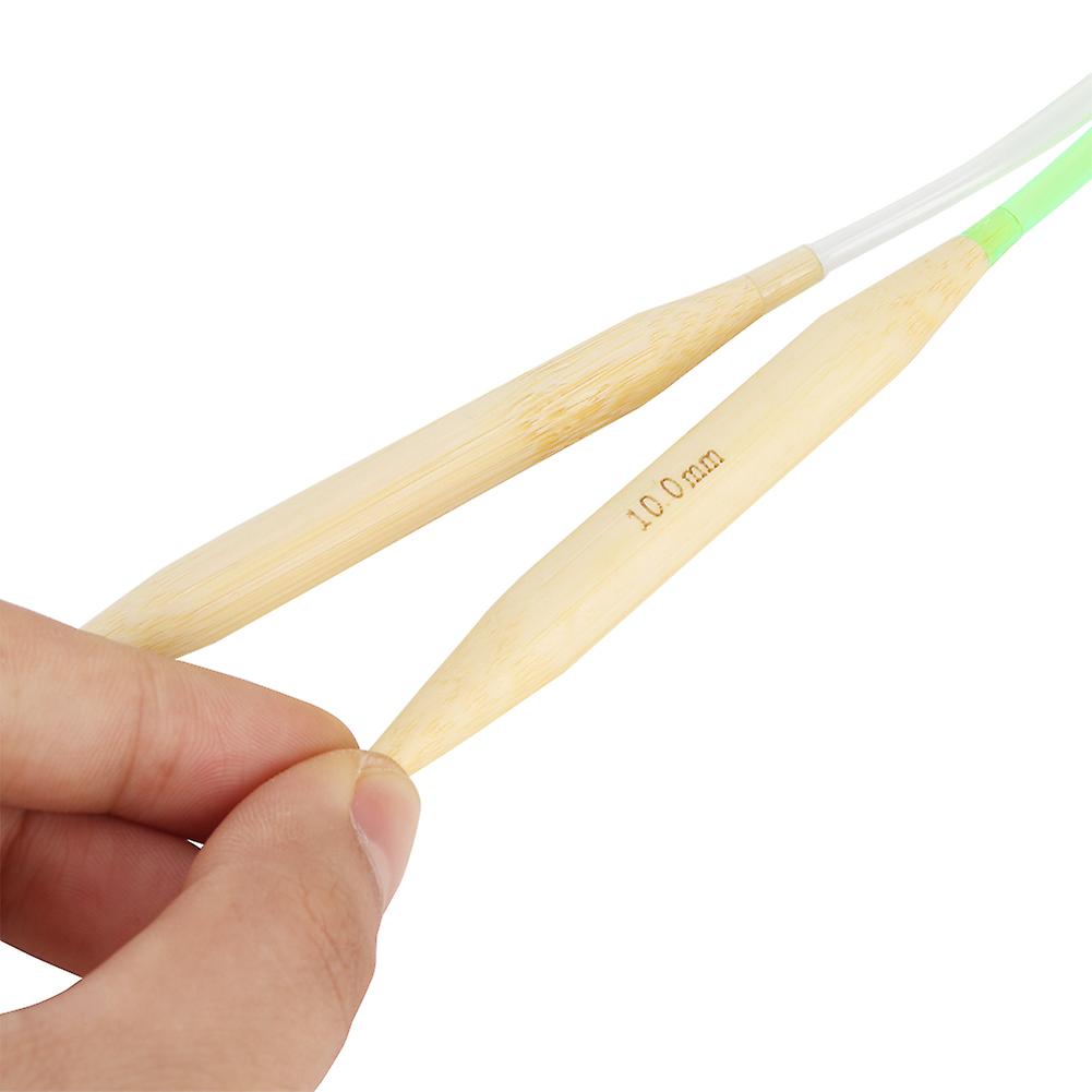 Multi Color Bamboo Circular Knitting Needles Set 60cm 2-10mm