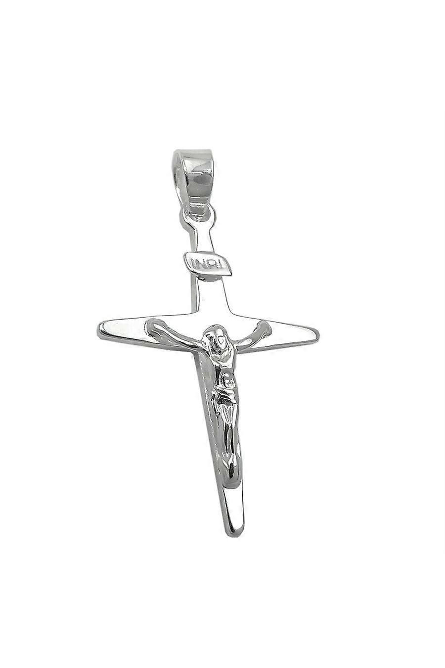Pendant Cruzifix Cross Glossy Silver 925 - Gl93928