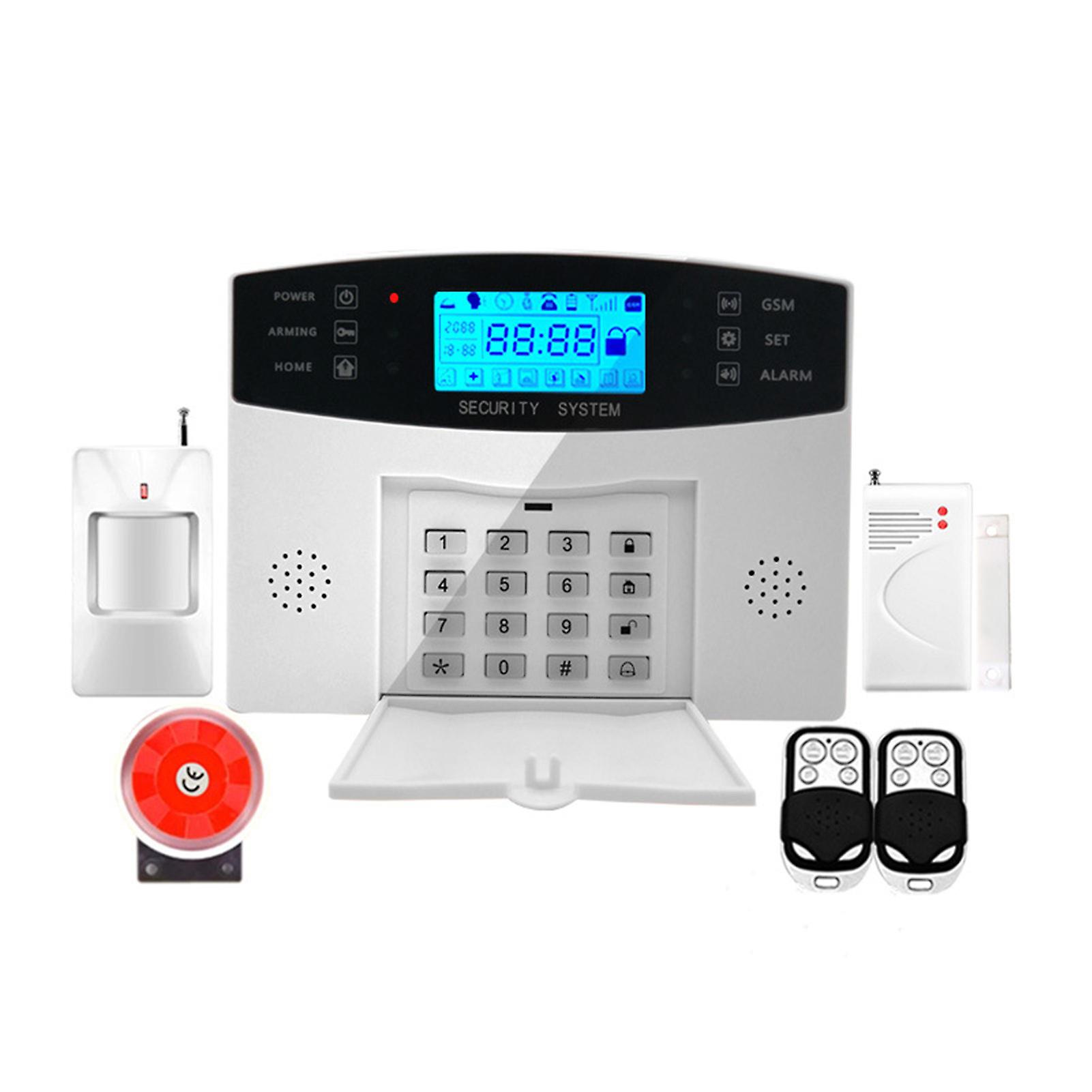 GSM Wireless Home Security Alarm System - Infrared Detector & Door Entry Sensor