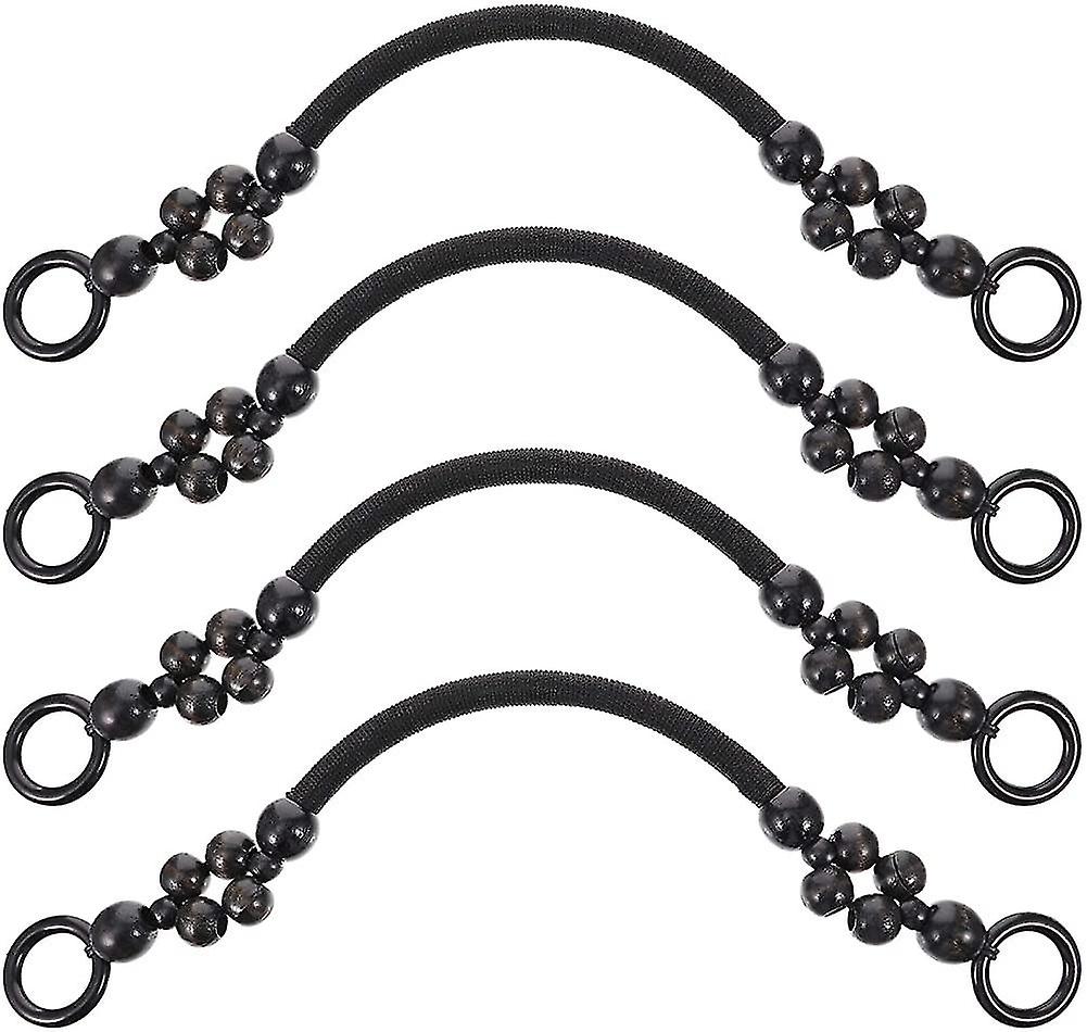 4 Pcs Handbag Handles Wooden Beads Bag Handle Bag Handle Bag Handle Replacement