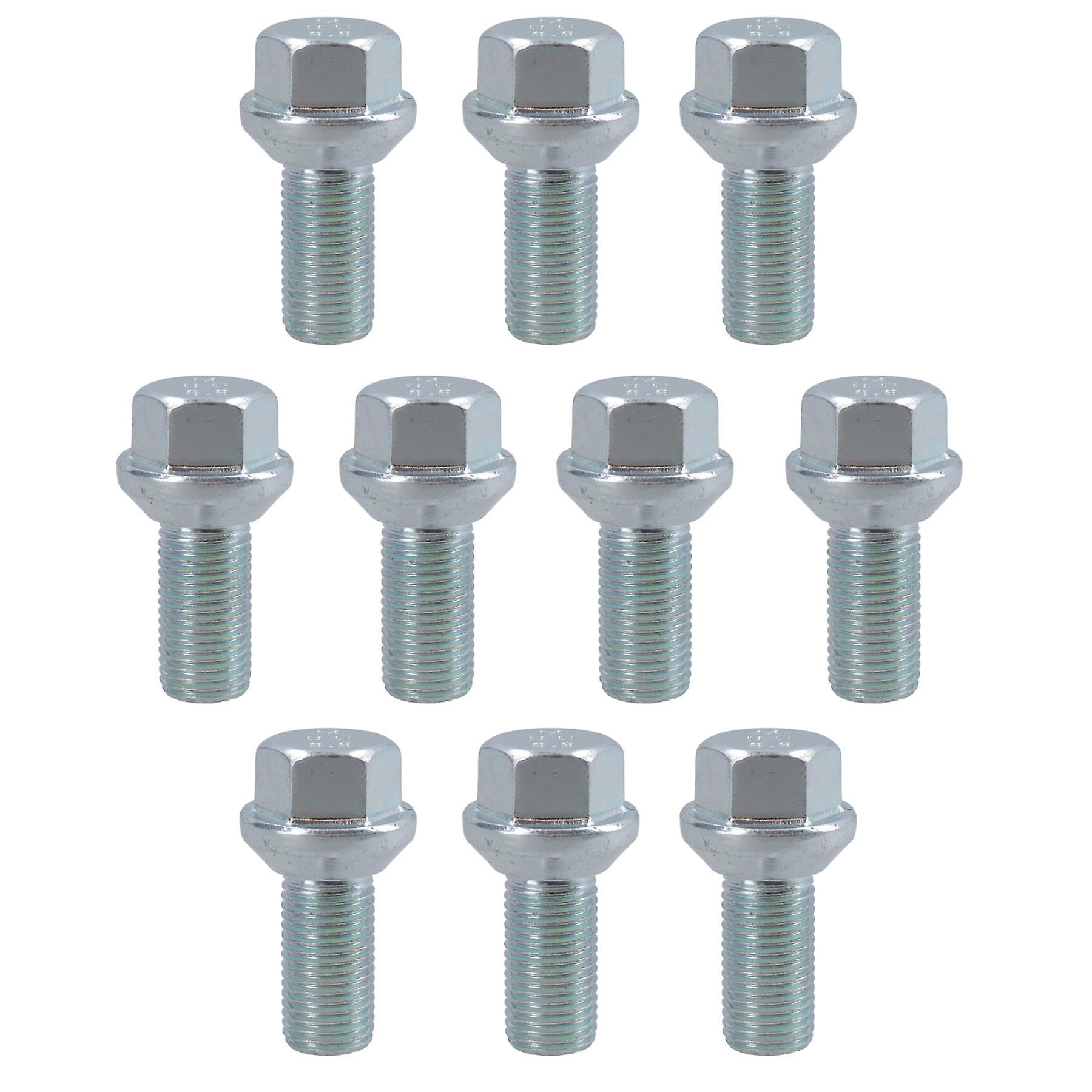 10 Pack M14 x 1.5 Trailer Wheel ConicaI Bolt Ifor Williams Indespension Knott