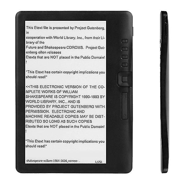 Bk7019 Electronic Paper Book Reader 7 Inch Tft Color Screen Ebook Reader Audio Video Mp3 Player Rechargeable 16gb