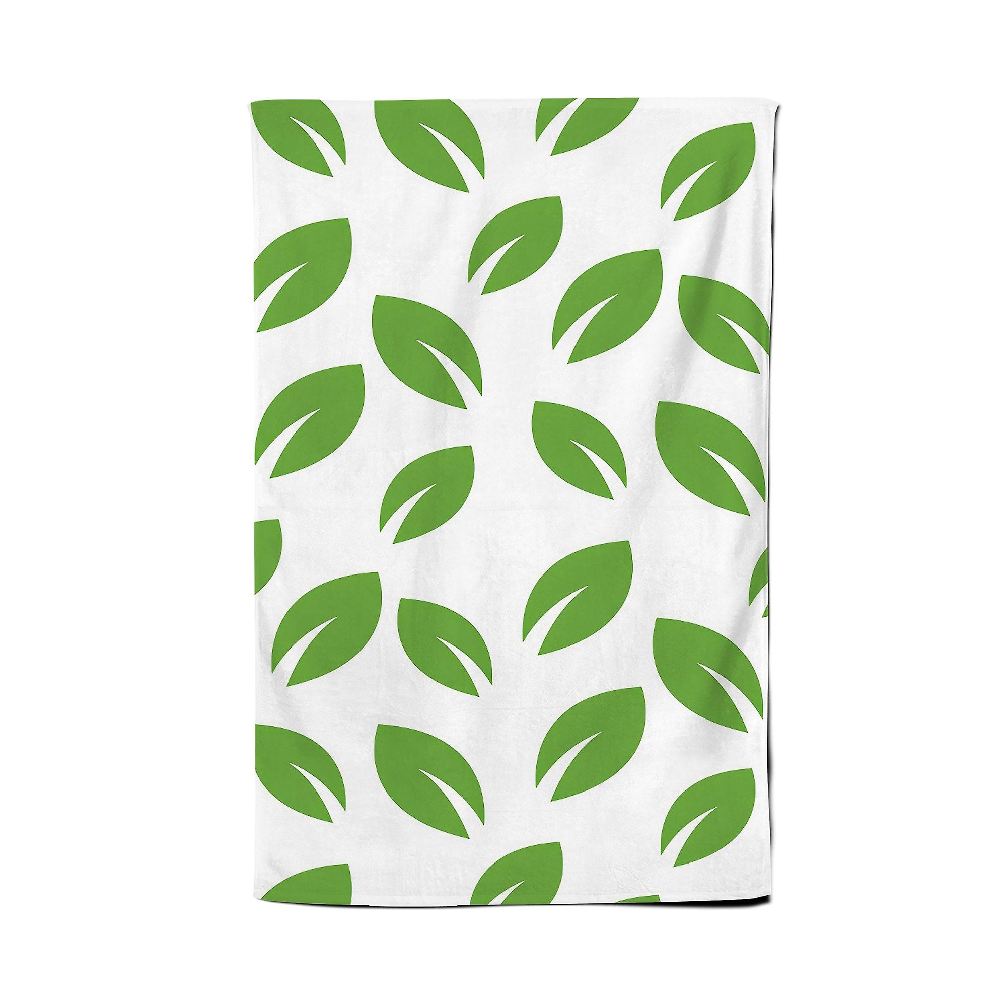 Leaves Pattern Tea Towel