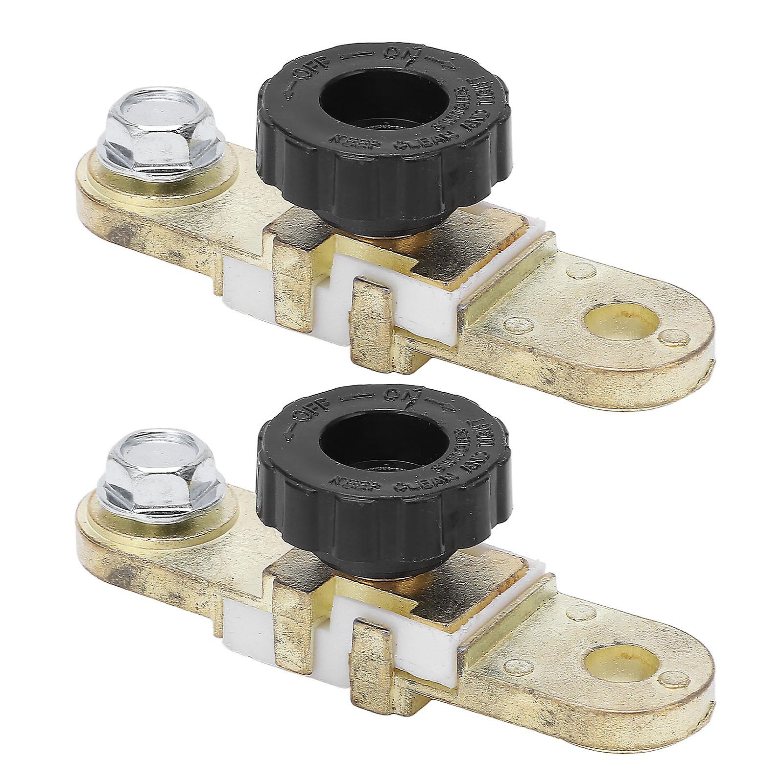 2Pcs Side Post Battery Disconnect Switch Kill Isolator for RV Car