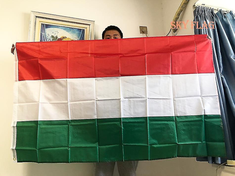 SKY FLAG Hungary Flag 90x150cm The Hungarian hanging polyester flags Hungary flags and Indoor outdoo