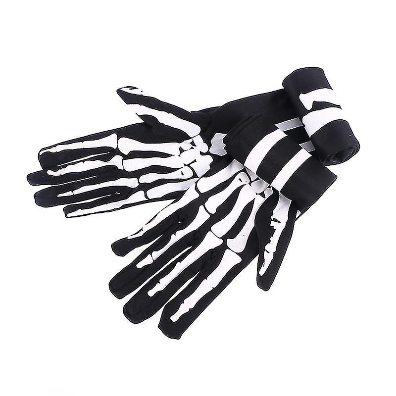 1pair Skeleton Gloves