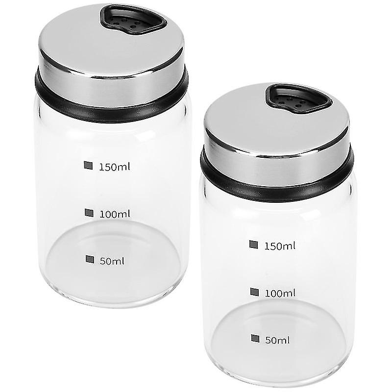 2pcs Transparent Salt Pots