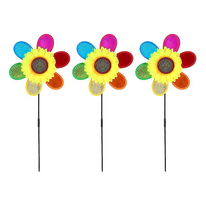 3pcs Decorative Windmills