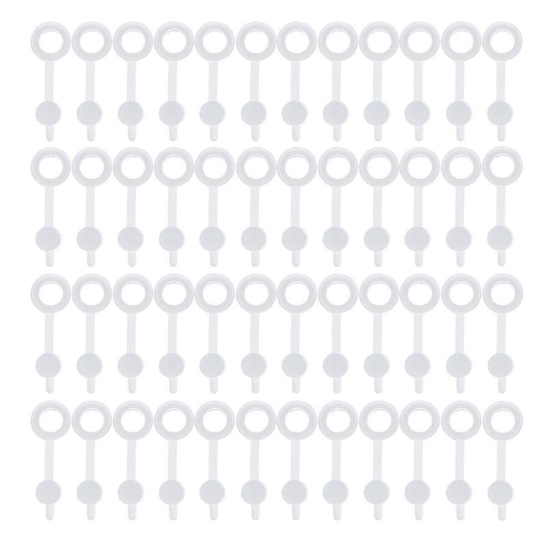 100pcs Silicone Straw Hole Grommets