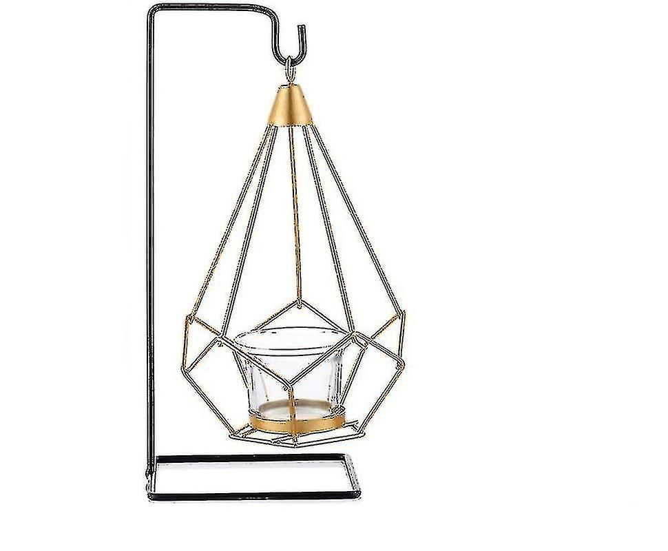 Metal Geometric Design Tea Light Candle Holders