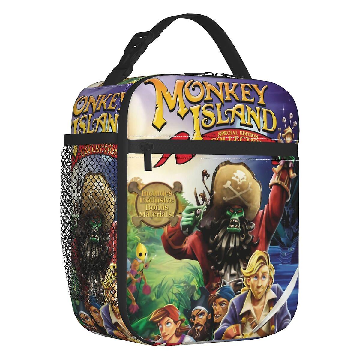 Custom Monkey Island Secret lunchväska Kvinnor Termisk kylare Isolerad lunchlåda för vuxenkontor