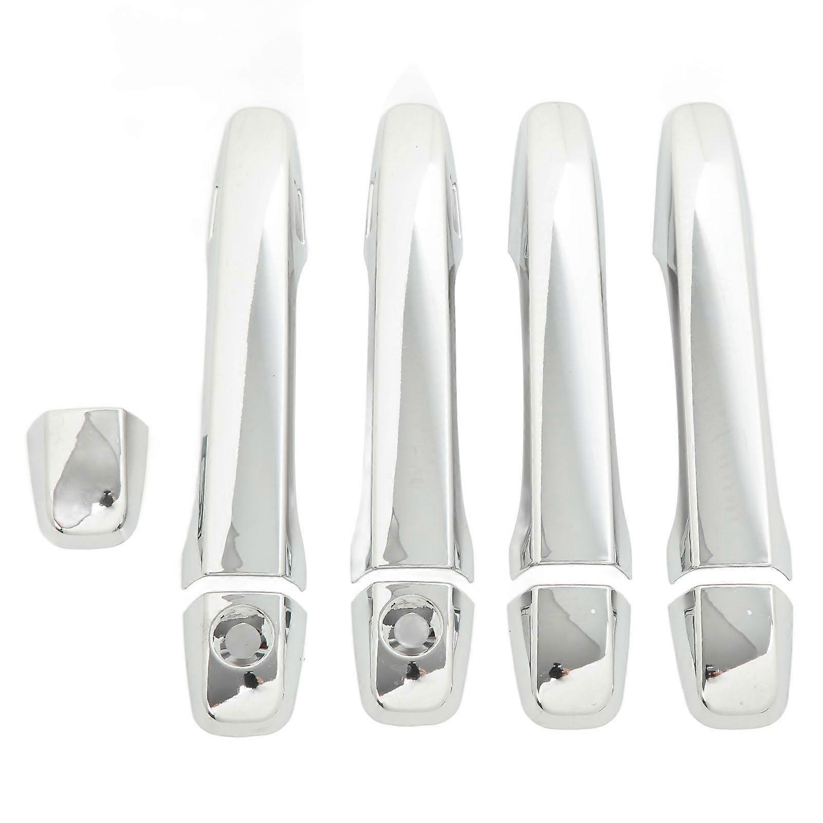 Car Exterior Door Handle Cover With Caps Chrome Surface Replacement For Outback 2012