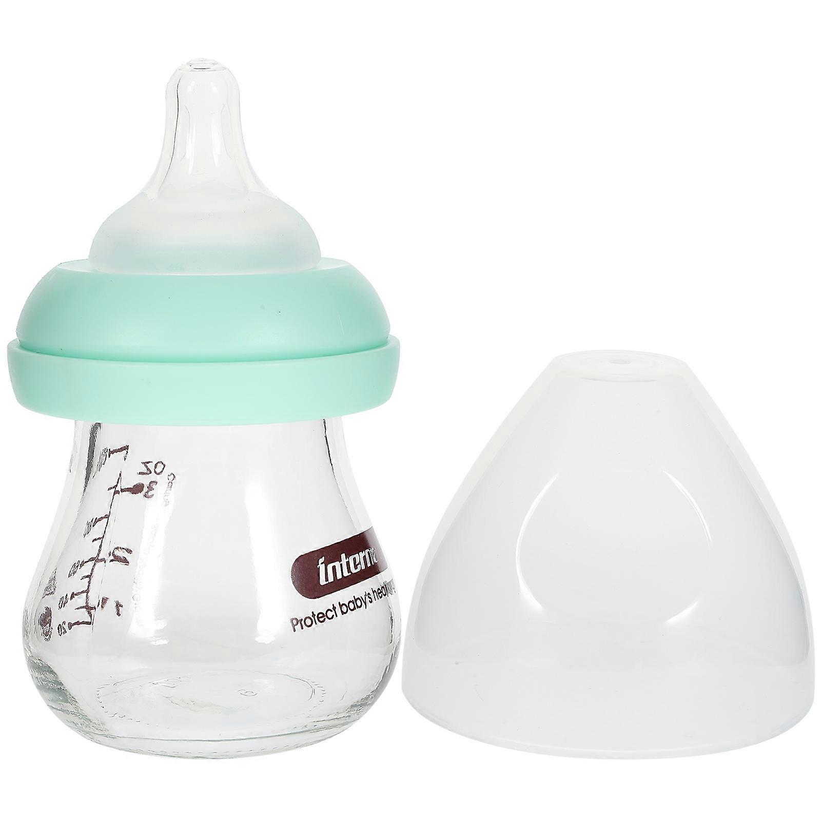 Biberon en verre à col large pour bébé, biberon pour bébé, biberon en verre pour bébé, biberon ...
