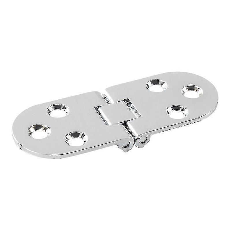 4 Pieces Folding Butt Hinges, 180 Degree Thickening, Hinge Hardware Folding Accessories, Silver
