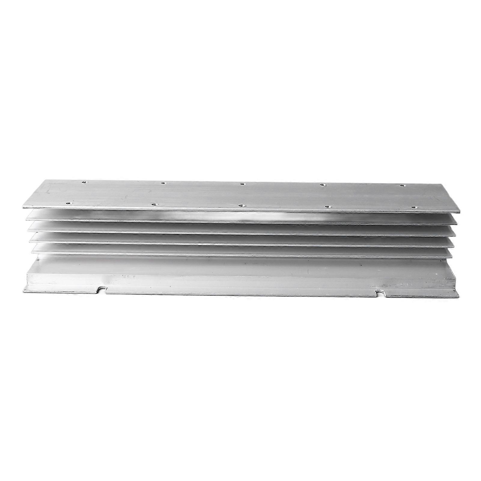 Aluminum Heat Sink, Single Phase SSR Heat Sink High Efficiency Solid State Relay Cooling Base Aluminum Heat Dissipation Base for Single Phase
