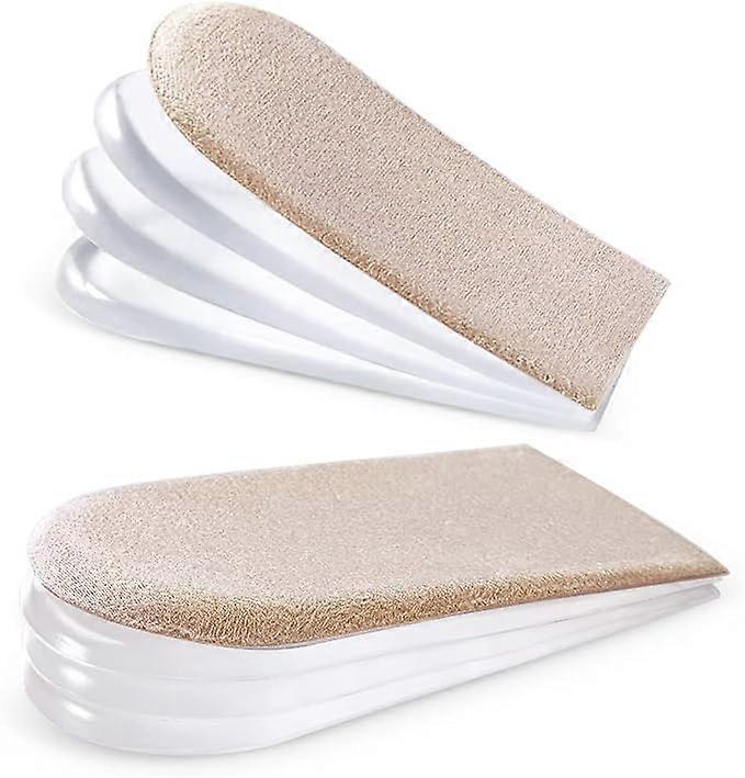 4-layer adjustable orthopedic insole (5.5cm wide, 1 pair of beige), u