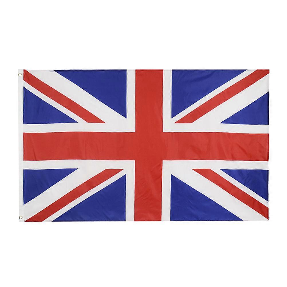 90x150cm British Flags Fan Cheering Flag Sports Game Accessories Hangable Flag for Party Parade Games Event Decoration (Deep Blue)