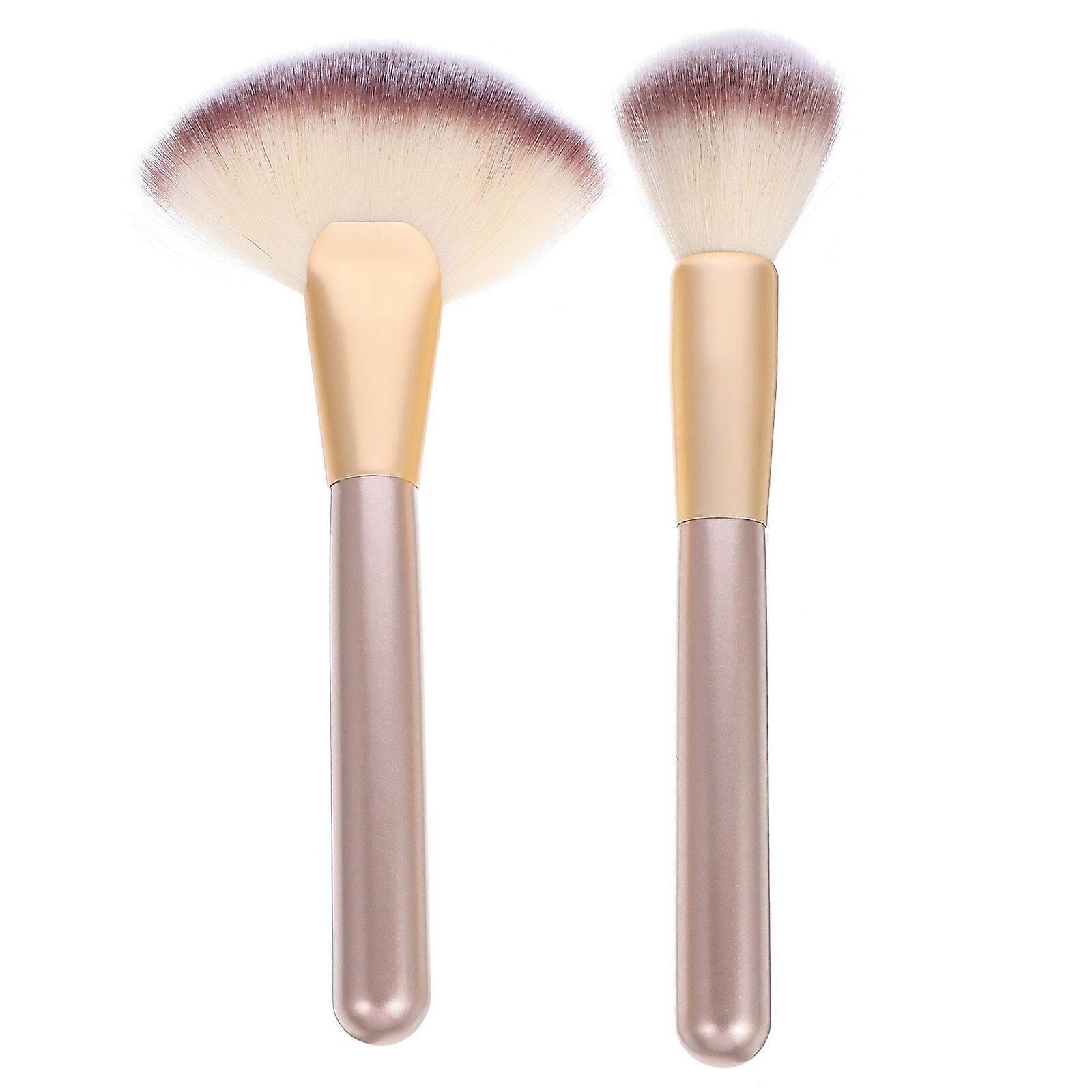 1 Set Fan Make-up Rouge Puder Make-up Gesichts-Make-up für Highlighter Make-up Zubehör