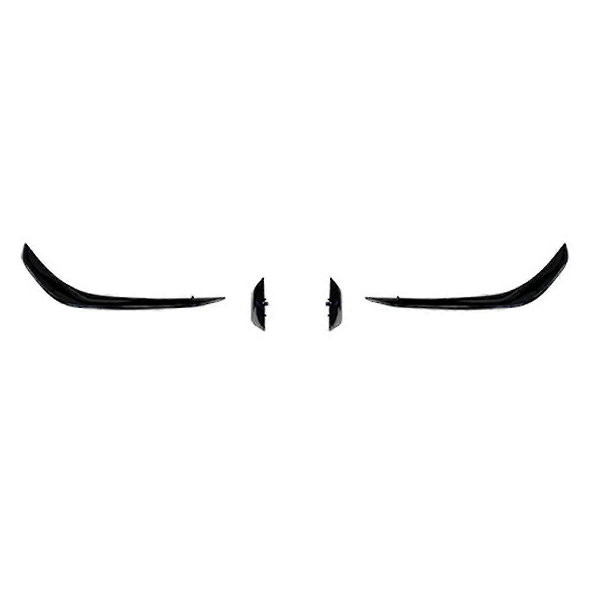 Front Bumper Spoiler for CLA45 C118 2020 2021 Glossy Black Bumper Spoilers