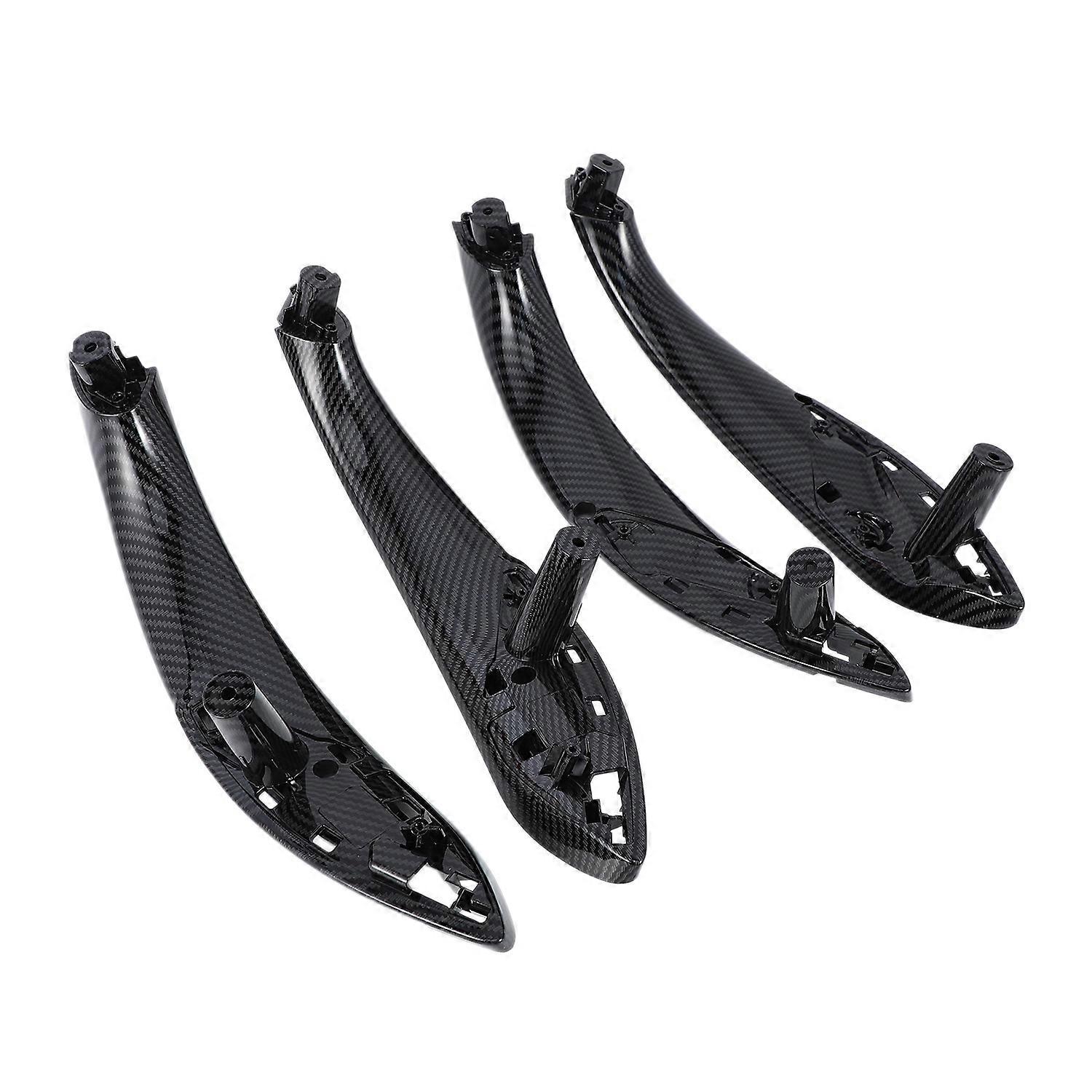 Interior Door Carbon Fiber Color Pull Handle Inside Trim for 3 4 Series F30 F31 F32 F33 F34 F35 F36