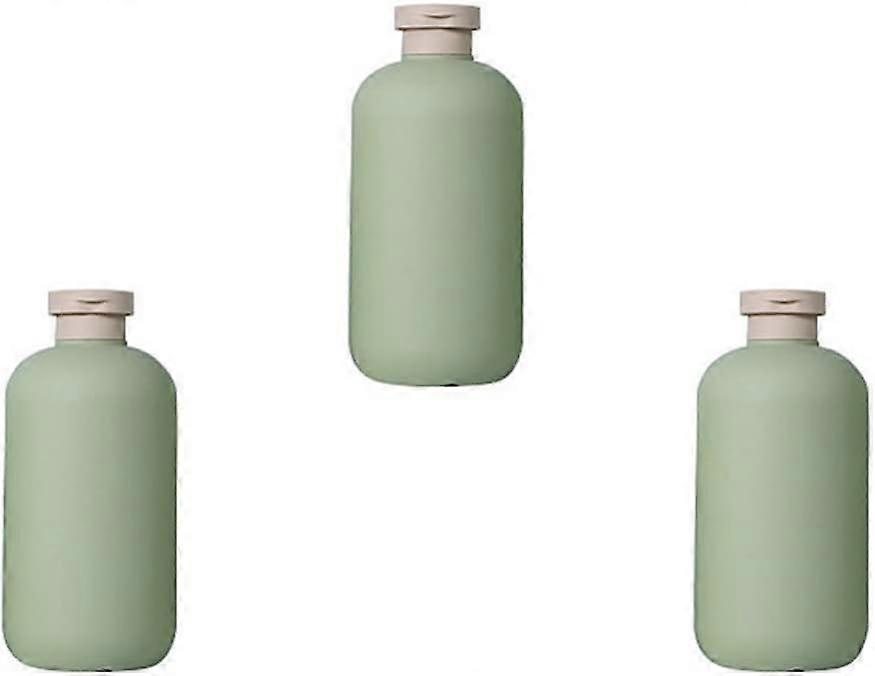3pcs Flip Cap Shampoo Bottles Empty Sub Package Squeeze Bottles Shower Gel Bottle Refillable Containers
