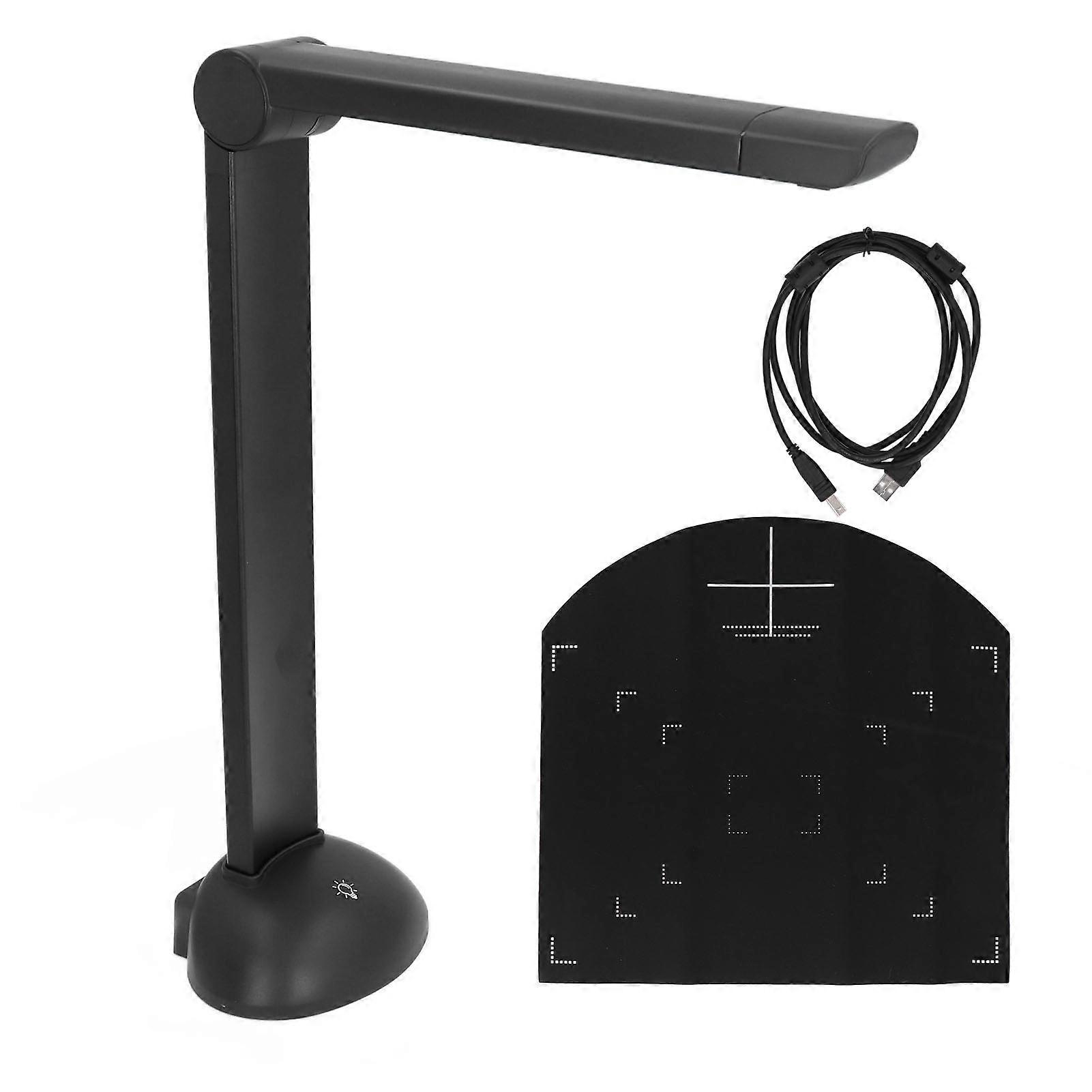 A3 A4 Scanner de documentos com luz LED 12MP HD 3672x2856 Resolução Câmera de digitalização de arquivos para o Office Teaching