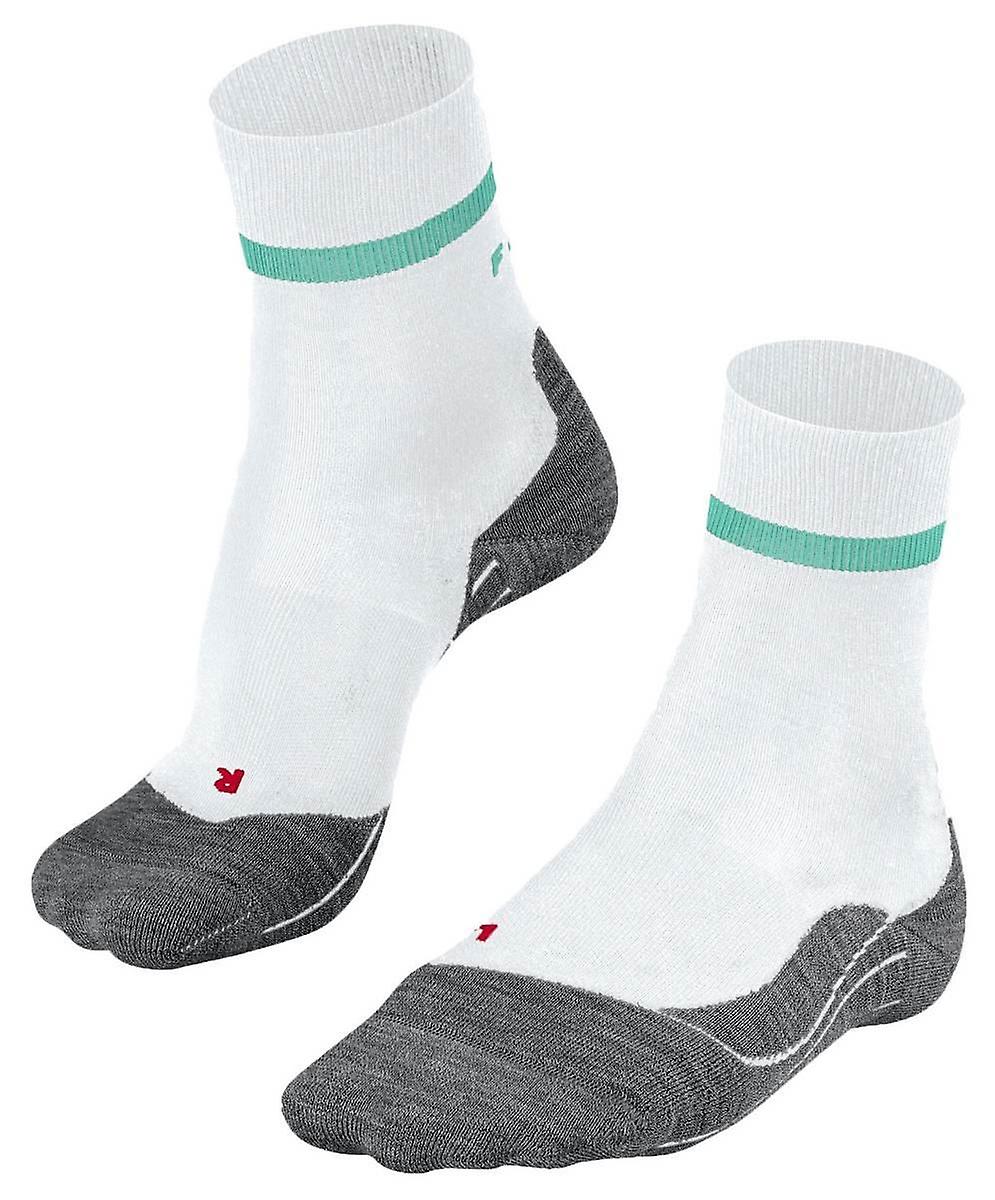 Falke Running 4 Socks - White/Turquoise