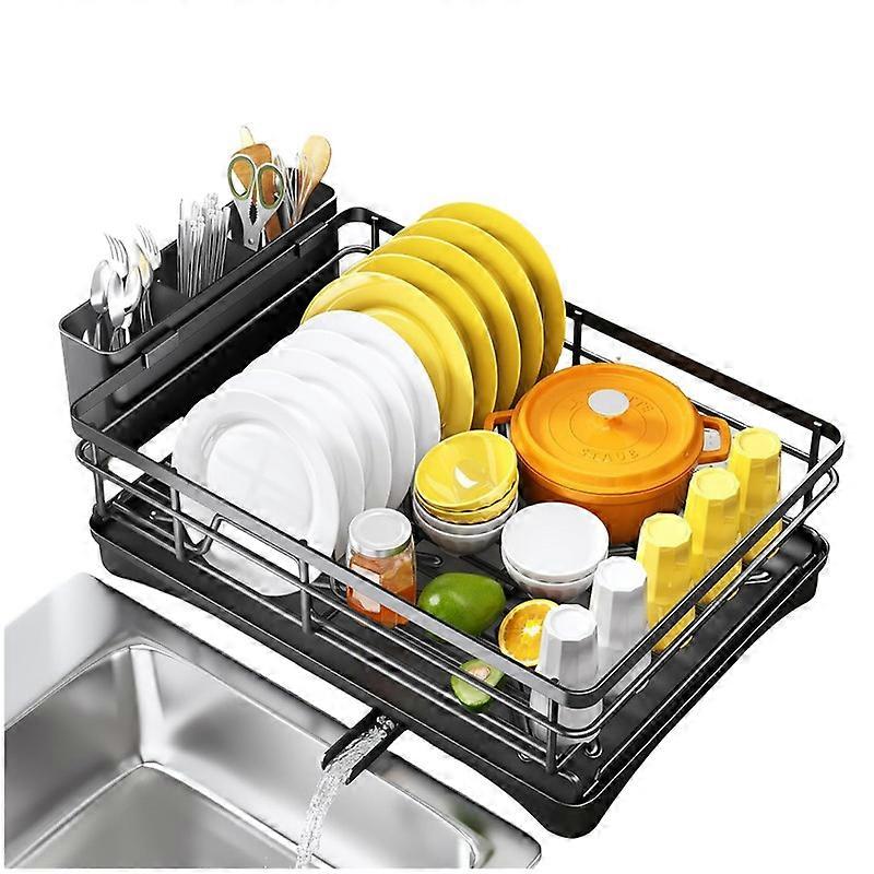 Dish Drying Rack,Space-Saving Dish Rack for Kitchen Counter