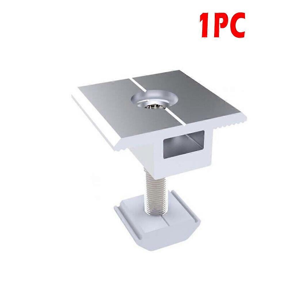 1/4Pcs Solar End Clamp Adjustable Solar Panel Bracket Clamp Wide Photovoltaic Support For Solar Panel System Easy Installation