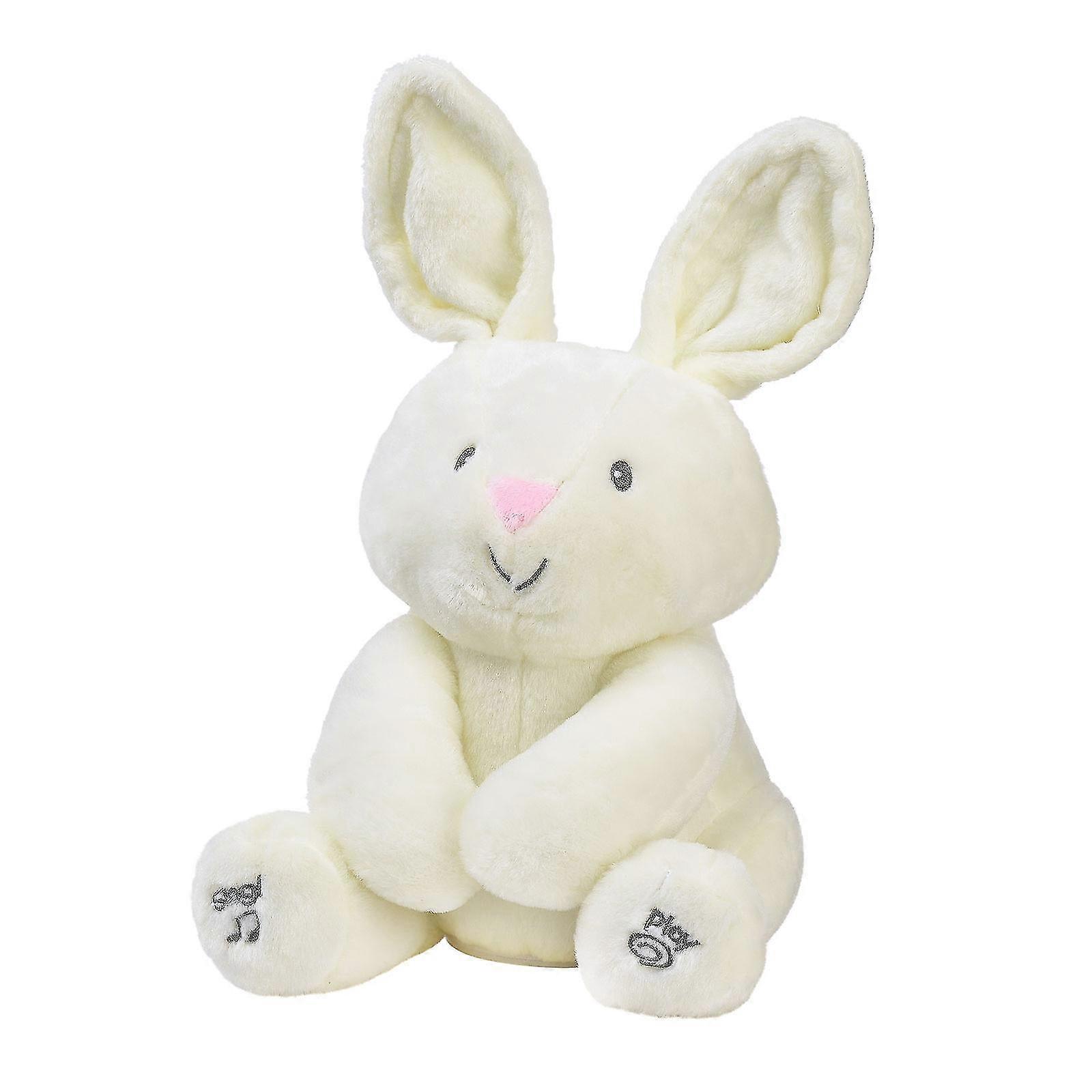 Phoebe The Singing Bunny Stuffed Animal, Animated Plush Toy With Ears ...