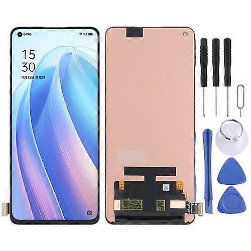 AMOLED Screen Replacement Display Digitizer for OPPO Reno7 Pro 5G CPH2293 With Repair Tool Kits