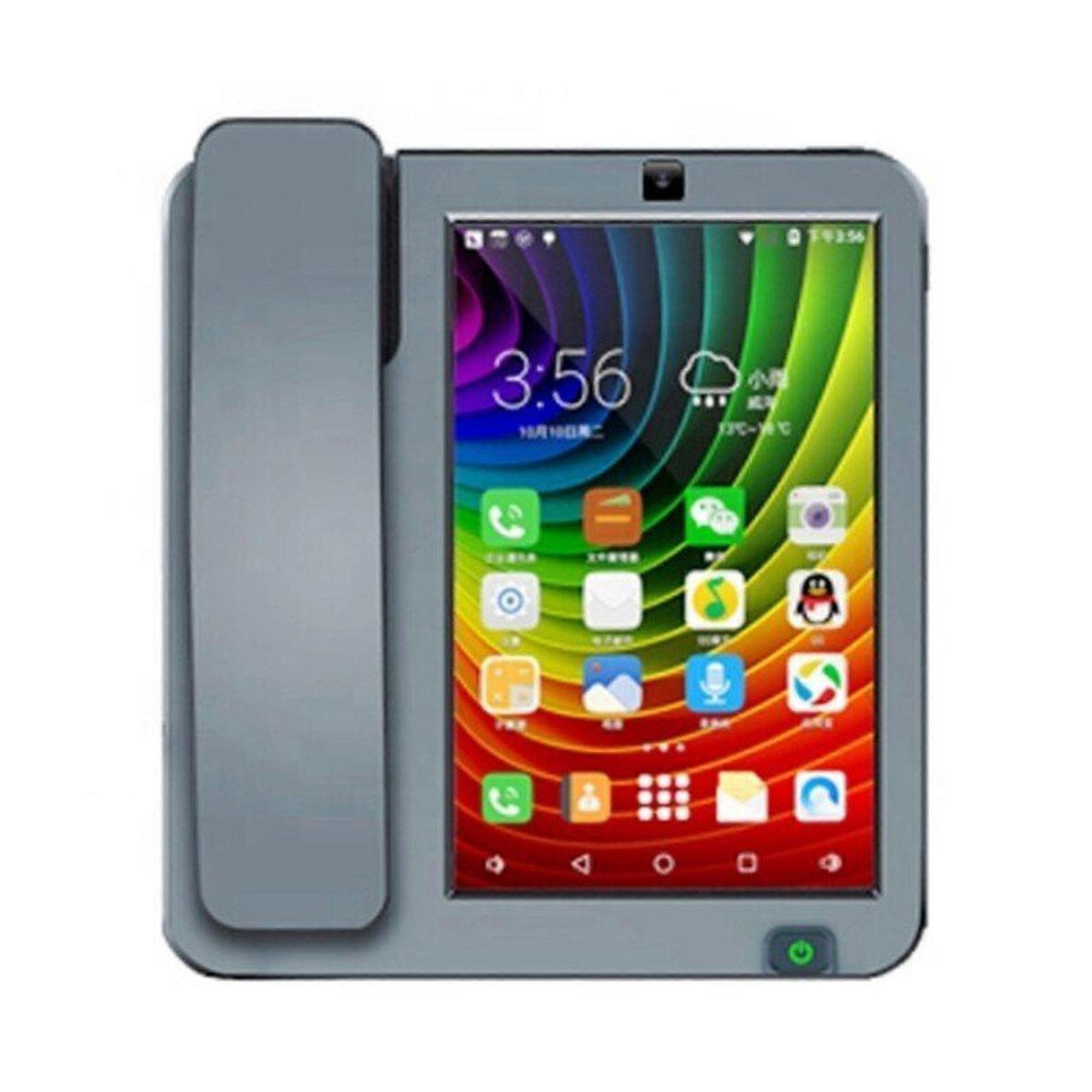 4G تعمل باللمس ذكي سطح المكتب مكتب الهاتف الهاتف اللاسلكي مع بطاقة SIM الهاتف Fg