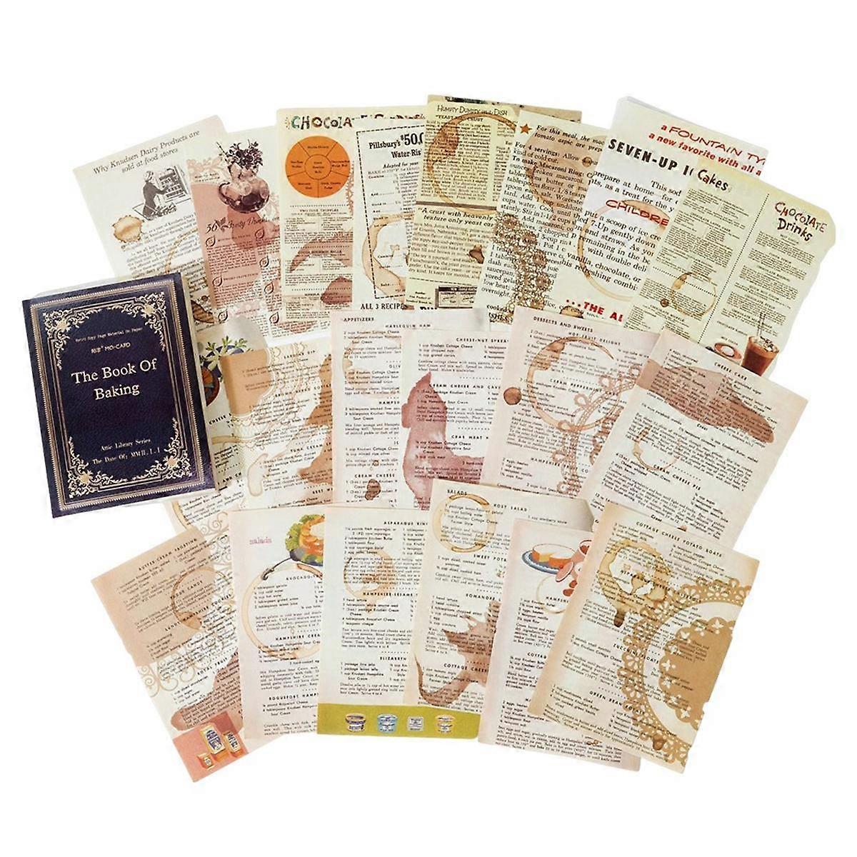 Retro Trace Book Page Material Paper Old Book Page Text Old Newspaper Decorative Material Paper Bak
