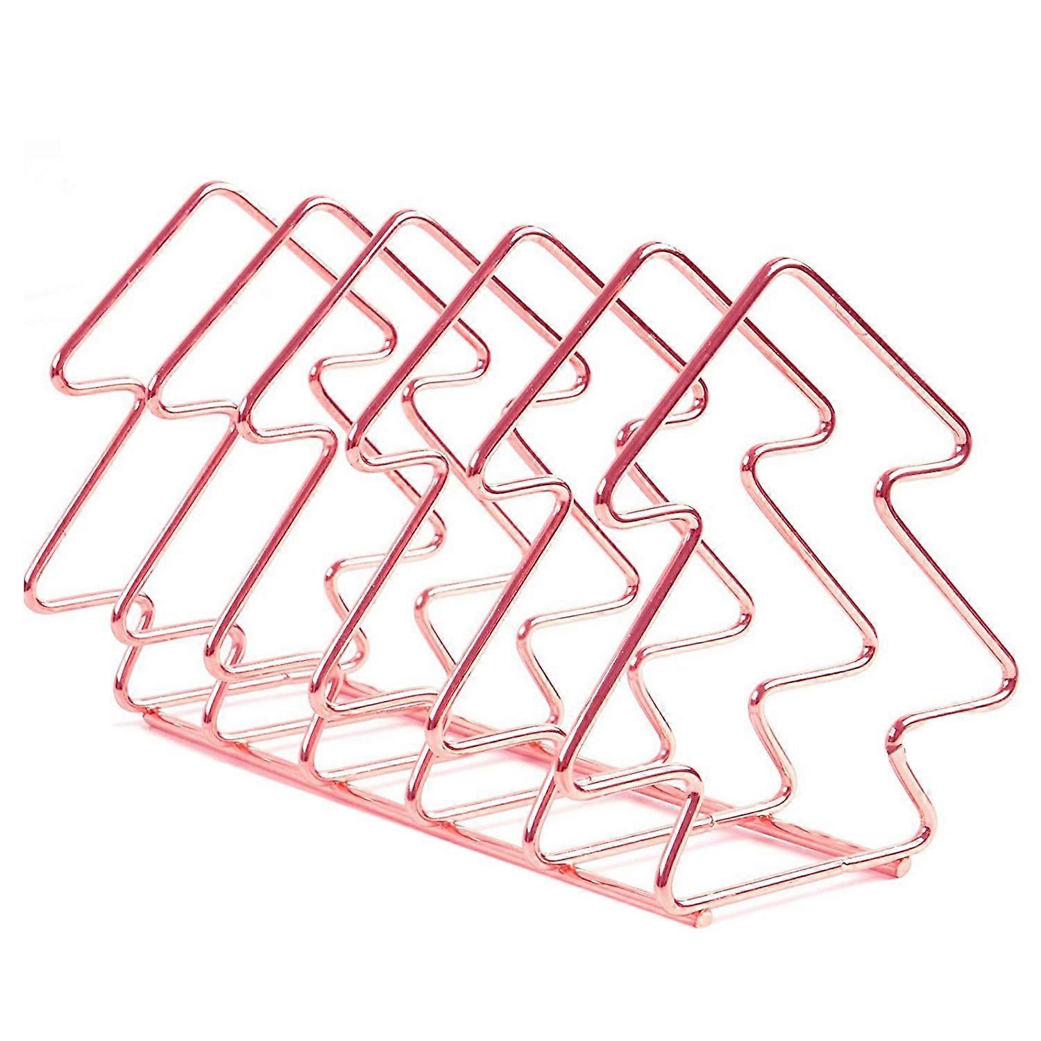 Hanging File Holder Organizer - 6 Tier Wall Mount File Organizer, Hanging Wall File for Office, Sch