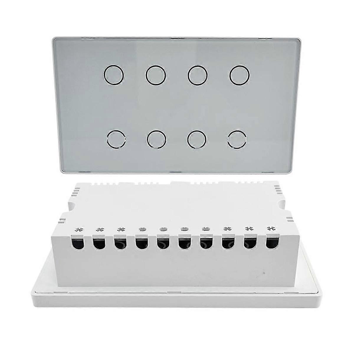 86 Touch Switch Enclosure Home Light Control Switch Enclosure White