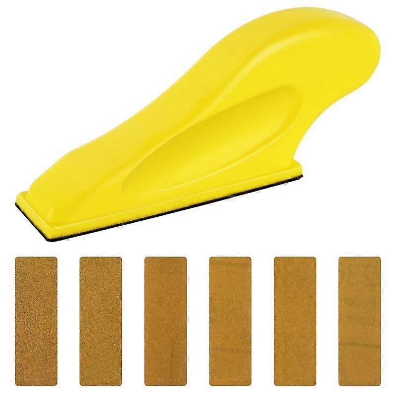 Mini Sander Kit, -Sanding Tools for Small Projects, Small Detail Handle Sanding for Tight Narrow Spaces&