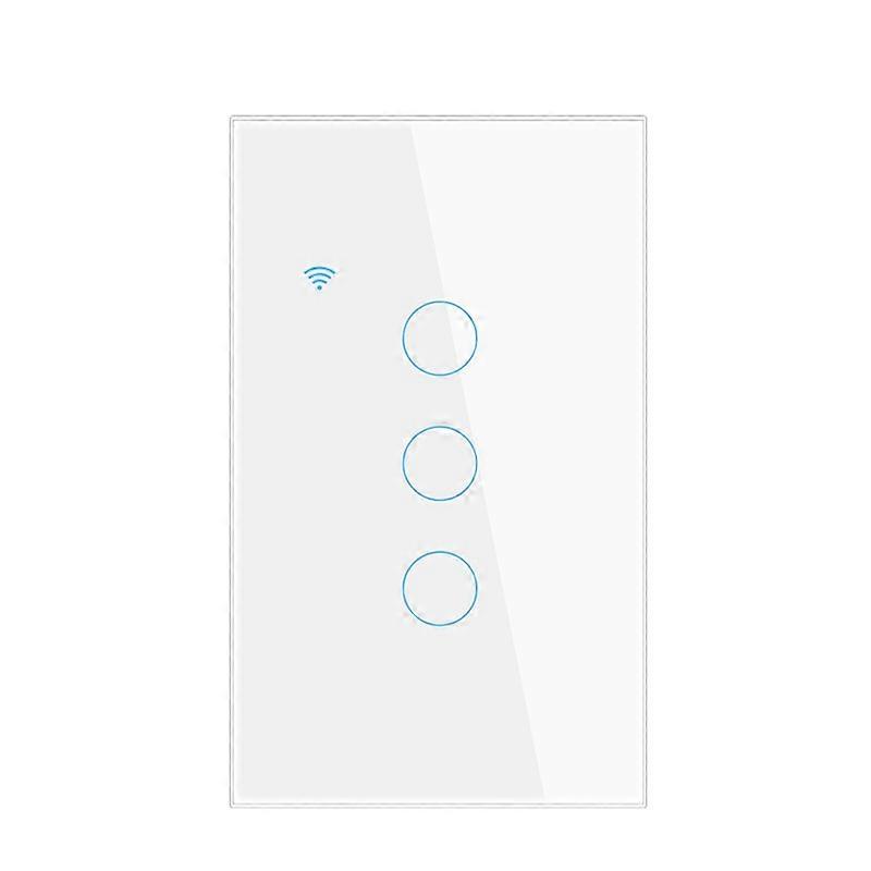 Aubess WiFi Smart Switch 1/2/3/4 Gang US/EU Light Switch Need Neutral Wire