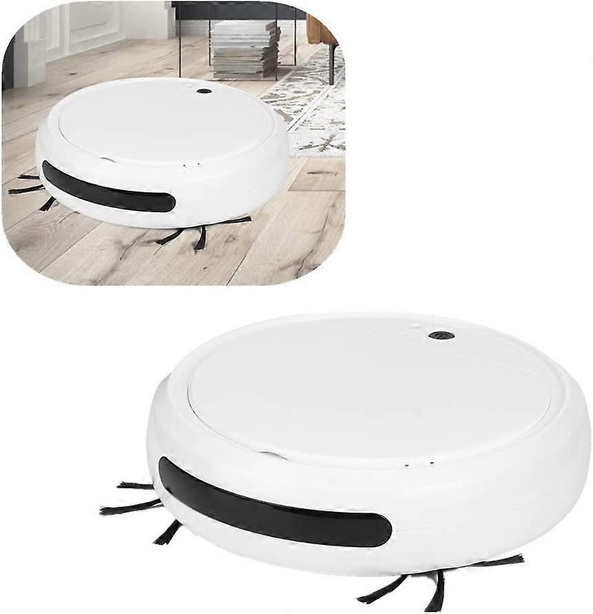 Smart Sweeping Robot,Vacuum Cleaner Set,White