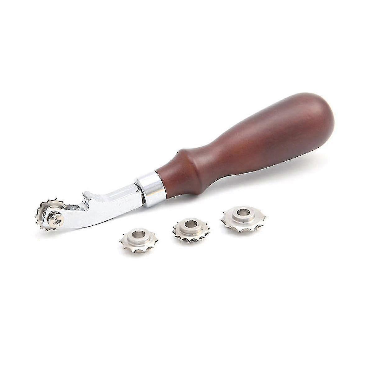4-wheel Leather Craft Tool Auxiliary Cutting Pitch And Diy Process Spacing Round Scriber Pitch Whee Hy