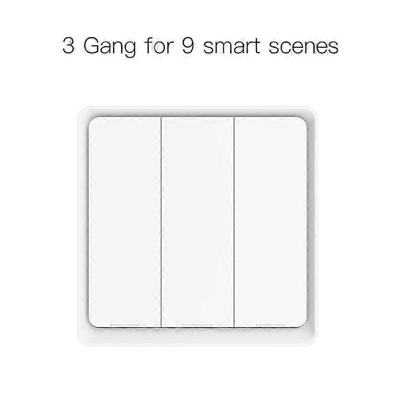 Tuya ZigBee Smart Scene Switch 4 Gang 12 Scene Smart Home Scene Switch Button Support Smart Life App Works With Zigbee Gateway