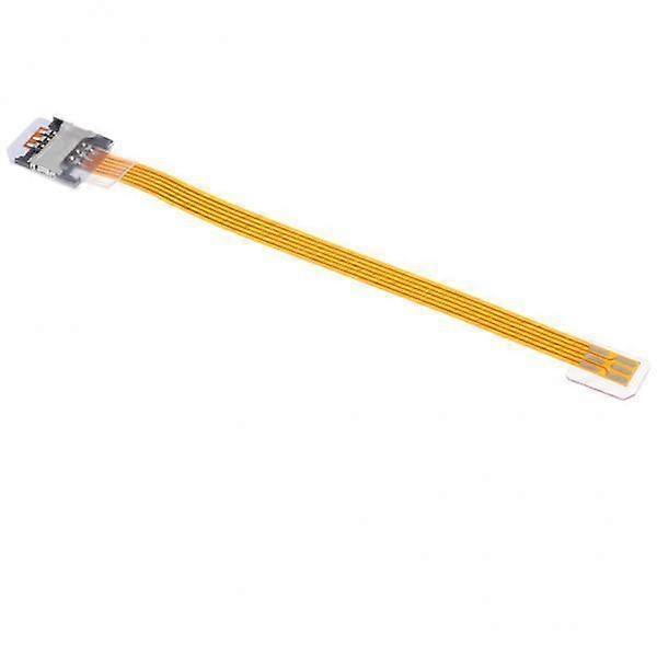 7xMicro Reverse to SIM Card Feeder Reader Card Phone Signal Extension Cable