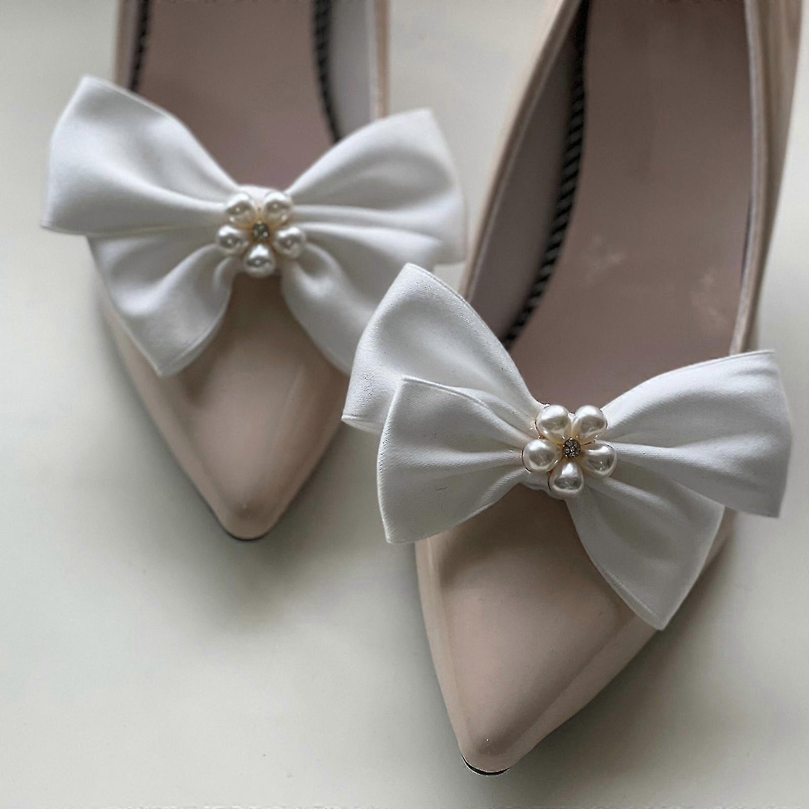 Bow Shoes Clips Removable Shoe Charms Bowknot Shoes Buckle Jewelry