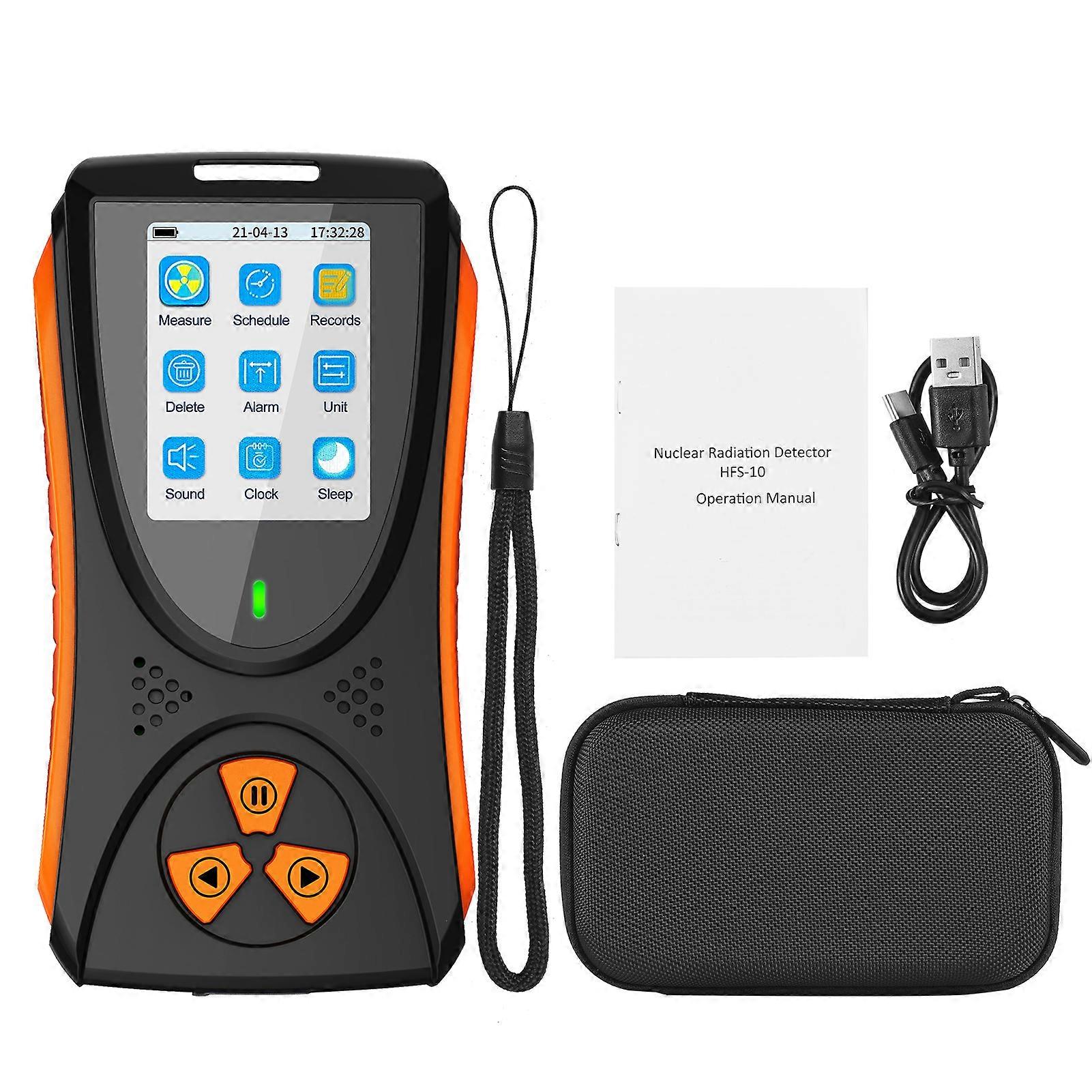 X   Rays Radiation Monitor Rechargeable Radiation Tester Dosimeter Multifunctional Electromagnetic Nuclear Radiation Detector