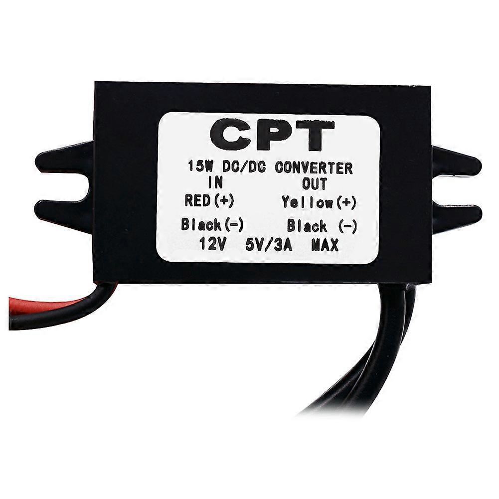 3A 12V to 5V DC-DC Step Down Buck Converter Power Supply Module Universal DC-DC Converter Module Low Power Consumption