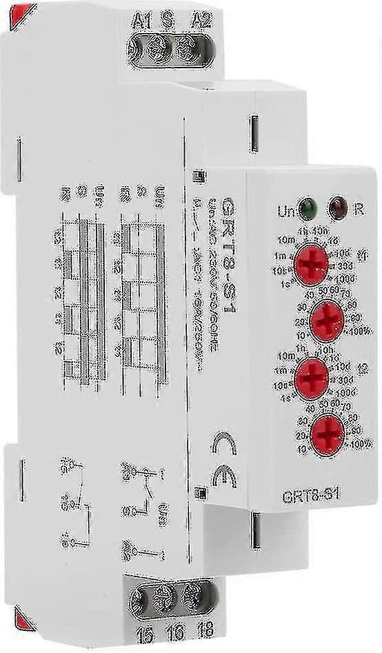 Relay Mini Asymmetrical Cycle Timer On/off Repeat Cycle Time Relay Ac 230v Grt8 S1 GuanGuan