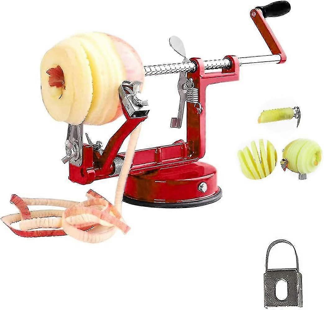 Wabjtam Apple Peeler,apple Peeler Slicer Corer With Suction Base,durable Heavy Duty Die Cast Magnesium Alloy Peelers
