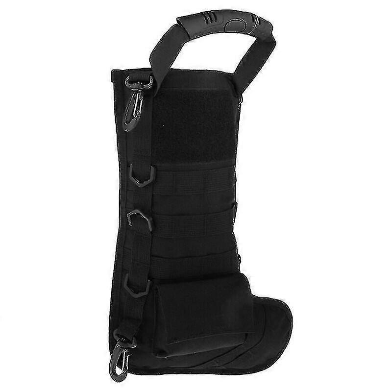 Tactics Christmas Stocking Pockets Accessories Army Storage Black
