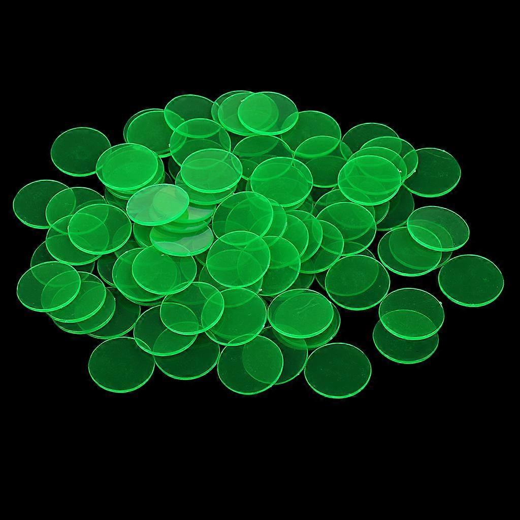 Pack of 300 Bingo Chips (Mixed Color) 1.5cm Translucent Markers for Bingo, Counting & Game Tokens, Chips for Bingo Games