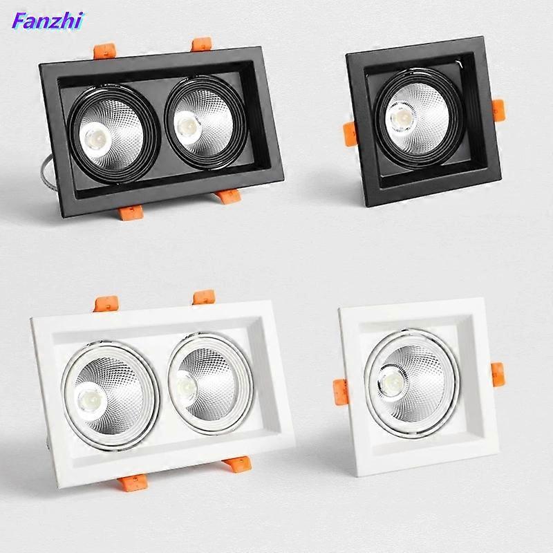 Έξοχος φωτεινός τετραγωνικός Dimmable ΣΠΑΔΙΚΑΣ LED χωνευτός Downlight 10W/20W 3000K/4000K/6000K ανώτατος λαμπτήρας AC110 220V Home Decor