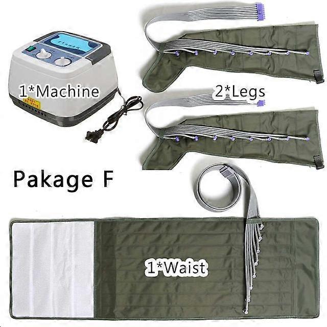 Fengmore 8 חלל דחיסת אוויר מעסה רגל מגפי רגל למחזור מעסה גלי אוויר רגל טיפול בלחץ גוף להירגע